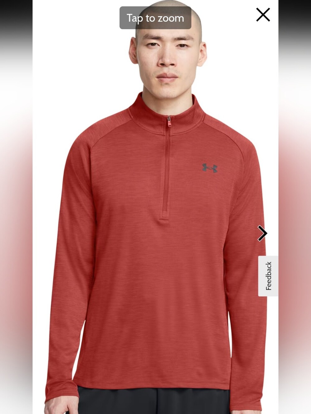 UNDER Armour Men's UA Tech 1/2 Zip long-sleeve pullover shirt SIZE XL. NEW